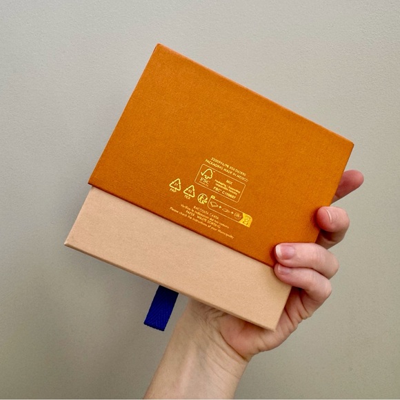 Louis Vuitton LV Drawer Style Saffron Orange Jewelry Gift Box, Blue Pull Tab - Picture 8 of 17